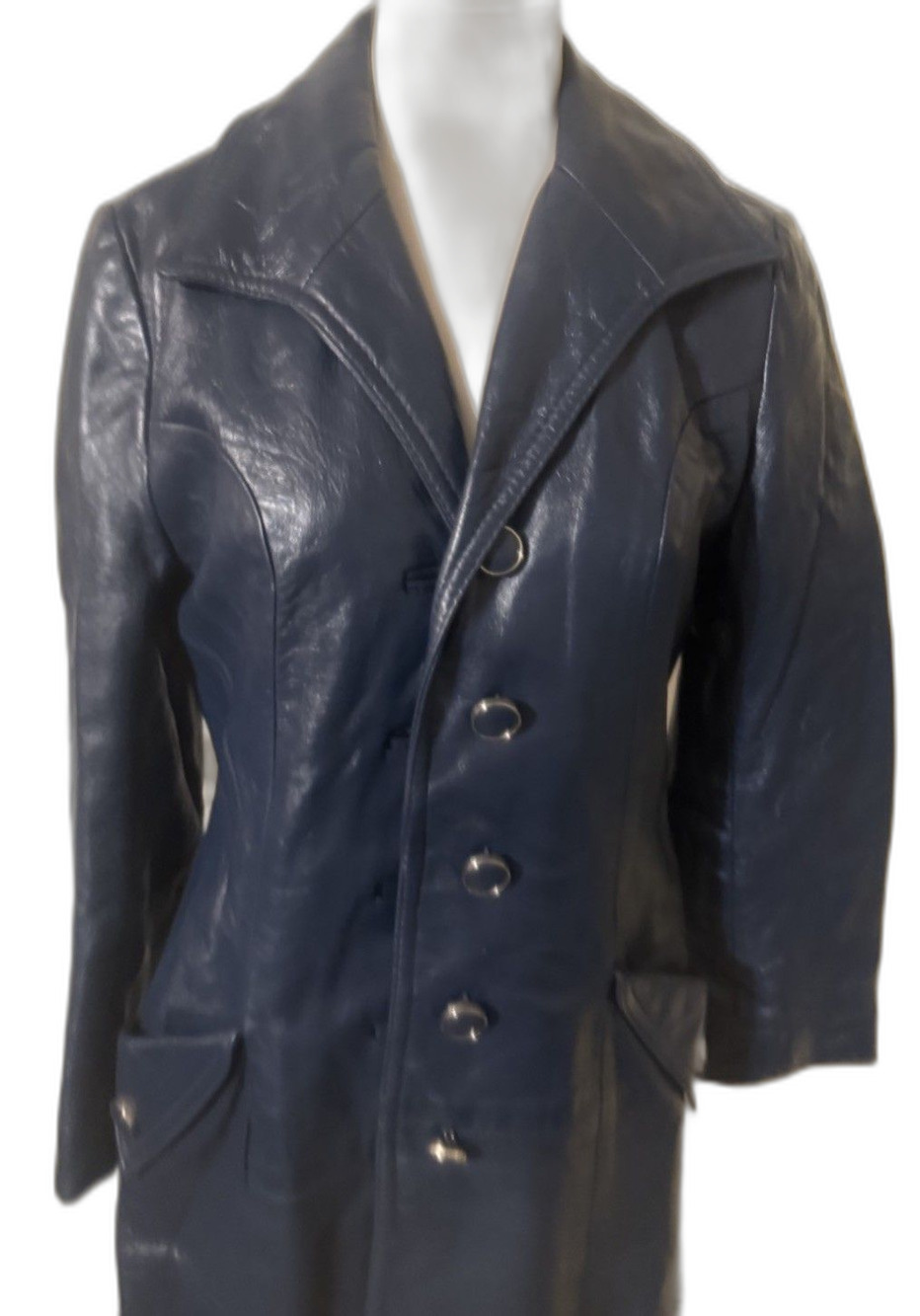 Vintage 24K Leather Coat by dan di modes size 10